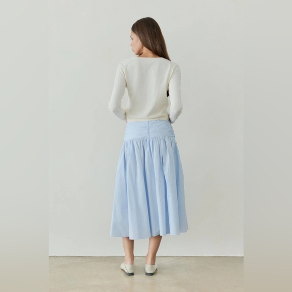 All:Row The Mariana Skirt in Blue - Picture 2 of 4